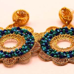 Colombian Handmade beaded earring